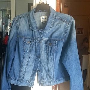 Denim waist length jacket